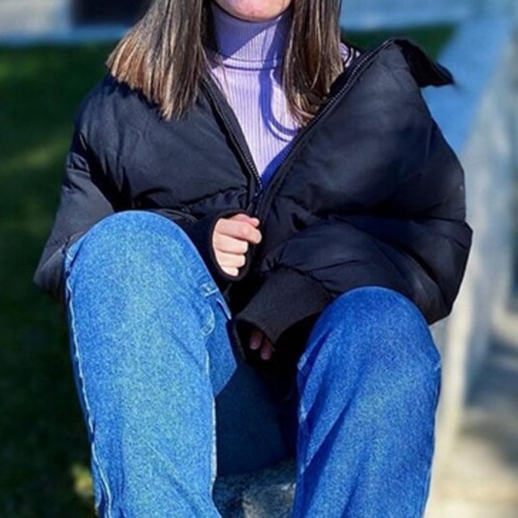 Drop Shoulder Puffer Jacket - Picture 12 of 15